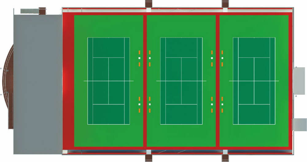 Теннисные корты в Салехарде